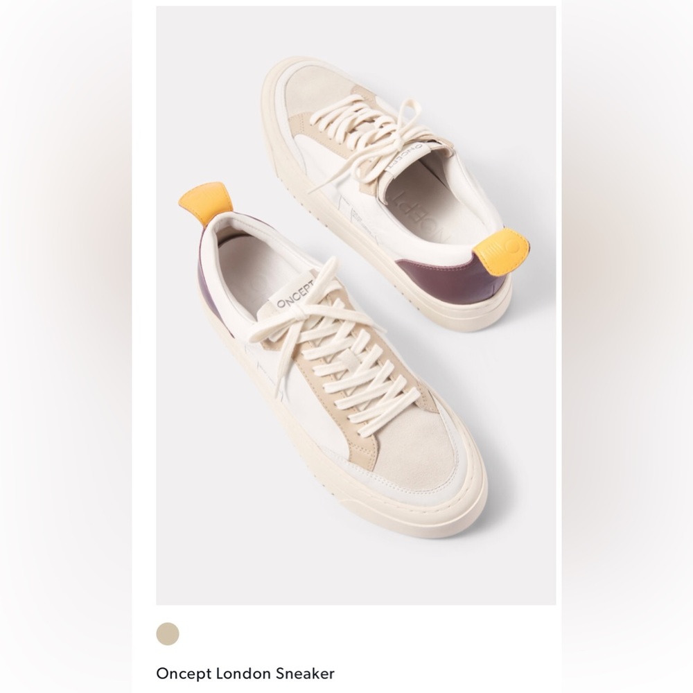London Women's Sneakers - Cream and Tan